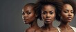 © Basileus - Three Black Women With Natural Beauty and Different Hairstyles