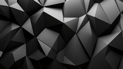 Abstract Black Geometric Pattern