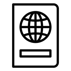 Sticker - passport icon