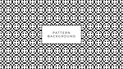 Wall Mural - monochrome abstract seamless pattern background vector design