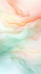 Wall Mural - A light green and yellow background with a white and orange line