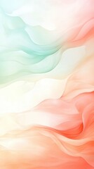 Wall Mural - A colorful, abstract background with a pink and green swirl