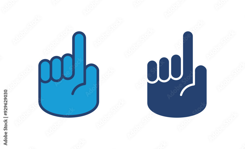 Hand icon vector. hand vector icon, palm