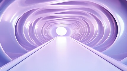 Wall Mural - 3d rendering of White and purple abstract geometric background. Scene for advertising, technology, showcase, banner, game, sport, cosmetic, business, metaverse. Sci-Fi Illustration. Product display