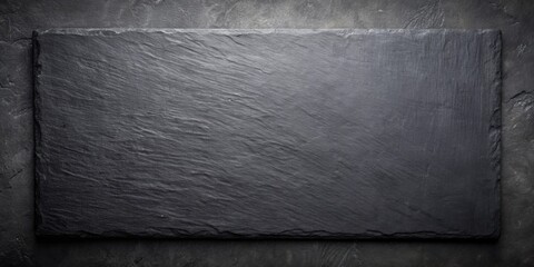 Rough black slate texture background with dark concrete floor , grunge, rough, black, wall