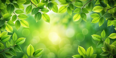 Nature-inspired background with green leaves, nature, green, leaves, forest, foliage, eco, environment, organic, botanical, natural