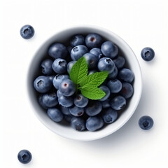 Poster - Blueberries in bowl