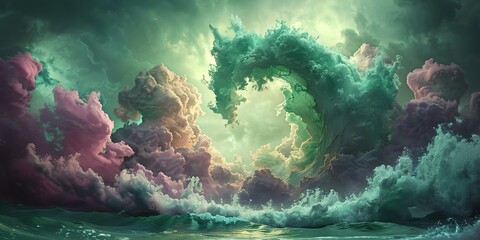 Canvas Print - the world in the sea