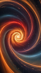 Wall Mural - The Convergence of Stellar Winds The Intense Fusion of Cosmic Energies