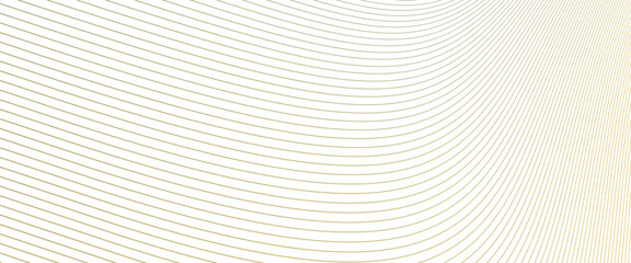 Wall Mural - vector modern background of waves of abstract waving line technology transparent blend line gold pat