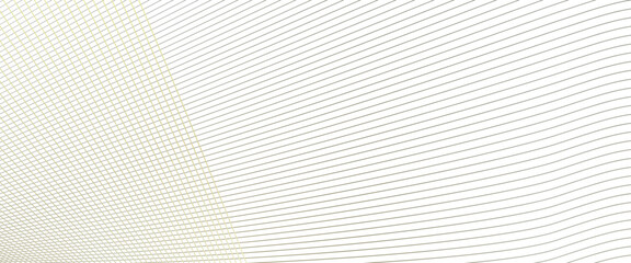 Wall Mural - vector modern background of waves of abstract waving line technology transparent blend line gold pat