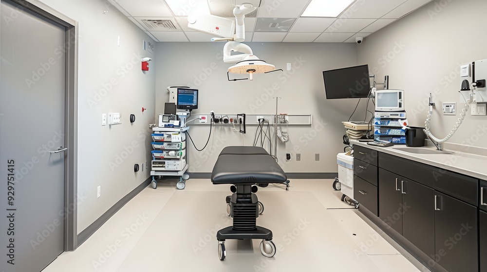 The surgery room features advanced orthopedic surgical equipment ...
