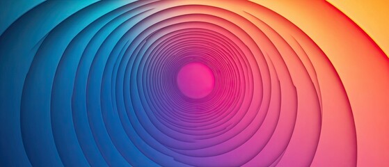 Modern concentric line burst background in flat design combining vibrant energy and smooth minimalistic style