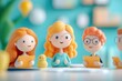 © InnovPixel - A colorful, whimsical scene featuring animated characters and a yellow duck, all smiling and engaging in a cheerful setting