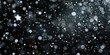 © Eyepain - close up falling white snowflakes on black background night bokeh and blur overlay particle small motion