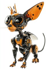 Poster - Robot dog with big eyes