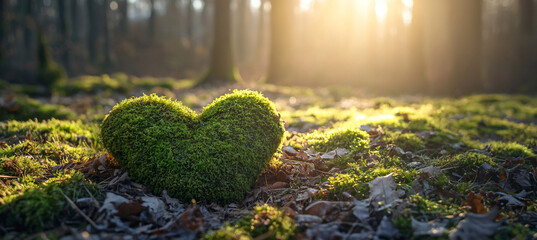 Wall Mural - Heart of Moss.