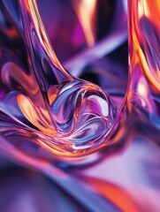 Canvas Print - Liquid Close Up