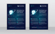 © AENGURA - cyber security flyer design layout template,