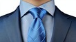 © Антон Сальников - A close-up of a businessmen's necktie on a transparent background.