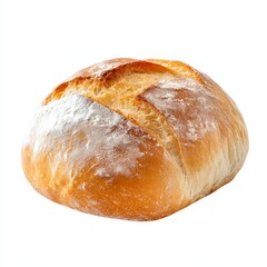 Transparent background with freshly baked sesame bread