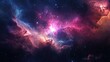 © ArtmediaworX - Universe with galaxy, stars and nebulas. Supernova background wallpaper design. Ai generative