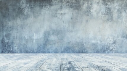 Poster - An abstract light stucco background with a dark blue and white textured concrete background