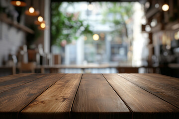 Poster - Wooden Table Top.