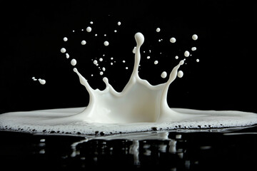 Wall Mural - Milk Splash Crown.