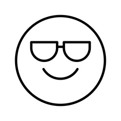 Sticker - Smiling Face with Sunglasses