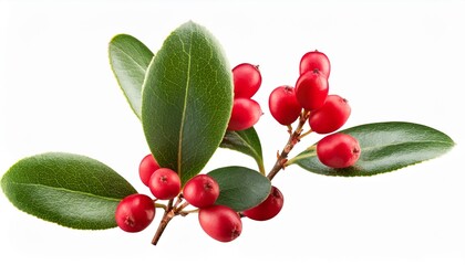 Wall Mural - northern bayberry branch bushes shrub isolated