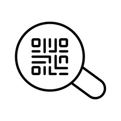 qr code app vector icon