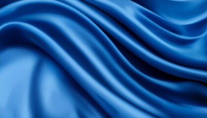 abstract blue silk waves smooth and flowing texture design