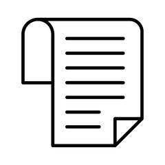 Sticker - Document Vector Icon