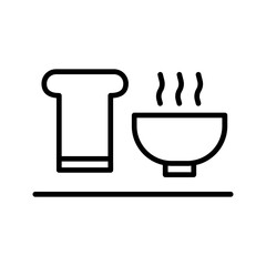 Sticker - Breakfast Cooking Vector Icon