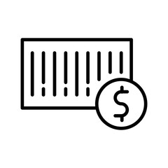 Poster - Barcode Payment Vector Icon