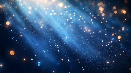 Wall Mural - a mesmerizing scene of shimmering light rays and bokeh effects, creating an ethereal atmosphere perf