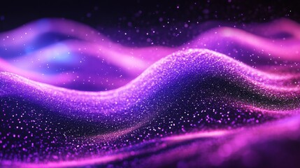 Wall Mural - 3d render particlesabstract texture background, 3d, pink,  purple color, glow, bokeh, texture, gradient