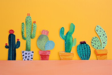 Canvas Print - Cactus plant representation creativity.