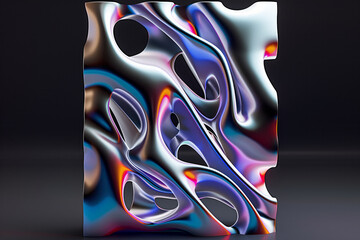 Canvas Print - Unique 3d background