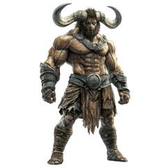 minotaur clip art isolated on white background