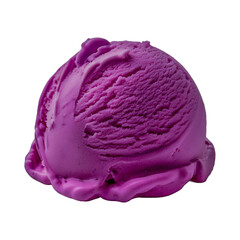 Taro Ice cream on isolate white background