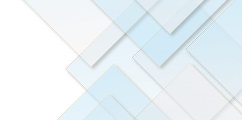 Abstract blue background with overlay stripes shape. Modern random object shape texture. Geometric background. Vector illustration abstract graphic design banner pattern presentation background web.