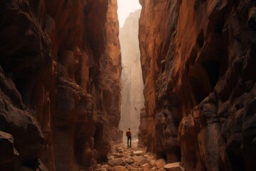 Wall Mural - Canyon mountain outdoors nature.