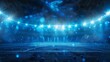 © Nayyab - Dynamic blue sports spotlight background design: high-energy background featuring bold blue and light effects, ideal for athletic event promotions, sports branding, and dynamic motion graphics.