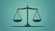 © Najikung - An elegant illustration of a balanced scale symbolizing justice and fairness in legal matters and ethical considerations.