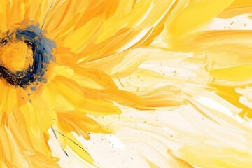 Poster - Sunflower backgrounds abstract petal.