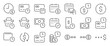 © antto - Pay later icon set. It includes installment, payment, due date, wishlist, time to pay, and more icons. Editable Vector Stroke.
