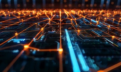 Abstract Digital Network