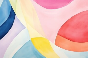 Poster - Geometric backgrounds abstract painting.